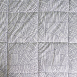 Edredão de inverno cinza Marlene