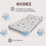 Lençol com elástico para rede Fox Nursery