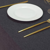 Toalha de mesa em algodão carvão