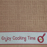 Toalha de cozinha felpuda com borda jacquard 10264