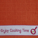 Toalha de cozinha felpuda com borda jacquard 10264