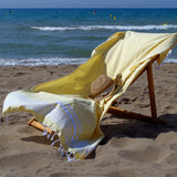 Pareo de praia Hamman 1029 amarelo