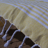 Pareo de praia duplo Hamman 1029 amarelo