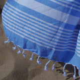 Pareo de praia duplo Hamman 1029 azul
