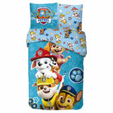 Conjunto de capa de edredão azul da Patrulha Pata 2p