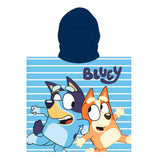 Poncho de banho infantil em microfibra Bluey 1576