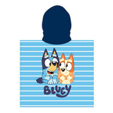 Poncho de banho infantil em microfibra Bluey 1576