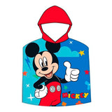 Poncho de banho infantil em microfibra Mickey Mouse 1536