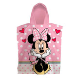 Poncho de banho infantil em microfibra da Minnie Mouse 030