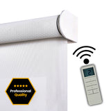 Estor enrollable motorizado Screen solar premium Nieve