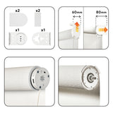 Estor enrollable motorizado Screen solar premium Nieve