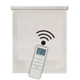 Estor enrollable motorizado Screen solar premium Textura Gris