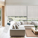 Estor enrollable motorizado Screen solar premium Textura Gris