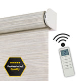 Estor enrollable motorizado Screen solar premium Textura Gris