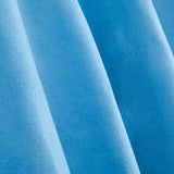 Roupão adulto de microfibra azul