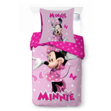 Capa de edredão com laços da Minnie Mouse 2p