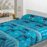 Jogo de lençóis de lã coral Stitch