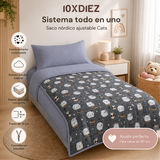 Saco de dormir ajustável para gatos