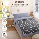 Saco de dormir ajustável para gatos