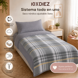 Saco de dormir nórdico ajustável Slata