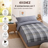 Saco de dormir nórdico ajustável Slata